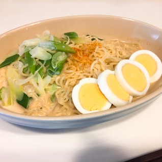 サッポロ1番みそラーメン☆牛乳アレンジレシピ